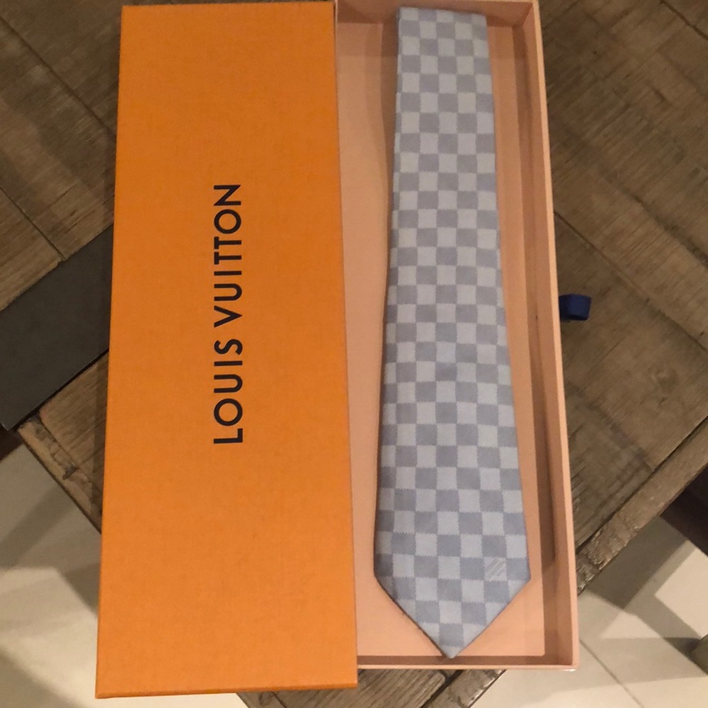 Louis Vuitton baby blue men’s ties